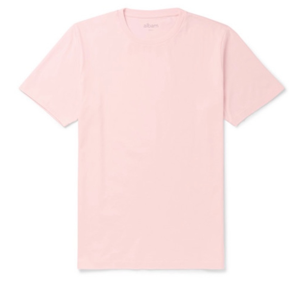 Albam Basic Cotton T-Shirt Pink XS